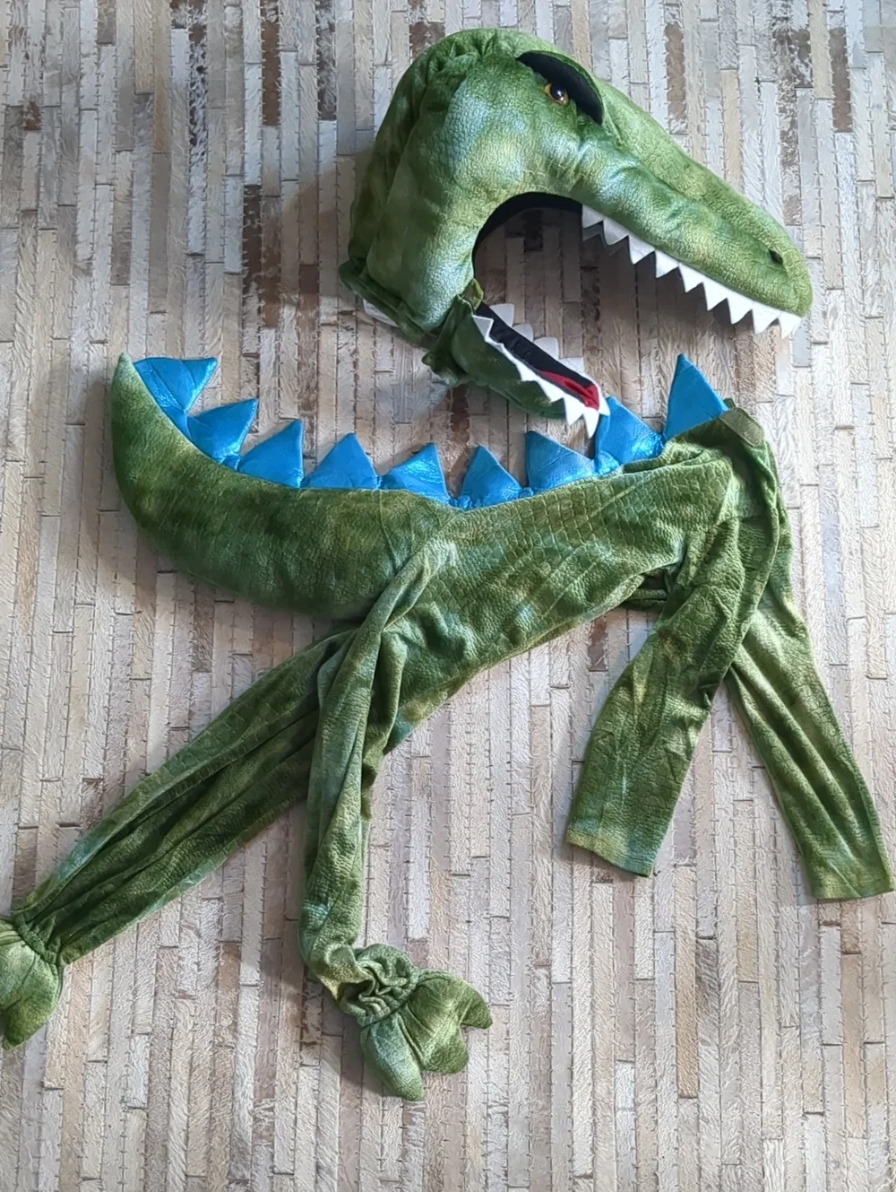 Pottery Barn Kids Size 4-6 Light-Up LED T-Rex Dinosaur Halloween Costume